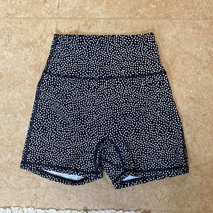 BuffBunny Black Bossy print 4” shorts